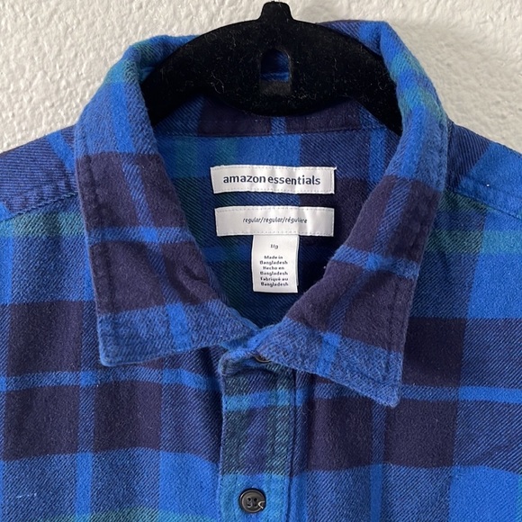 Amazon Essential Plaid Button Down Shirt - Picture 3 of 10